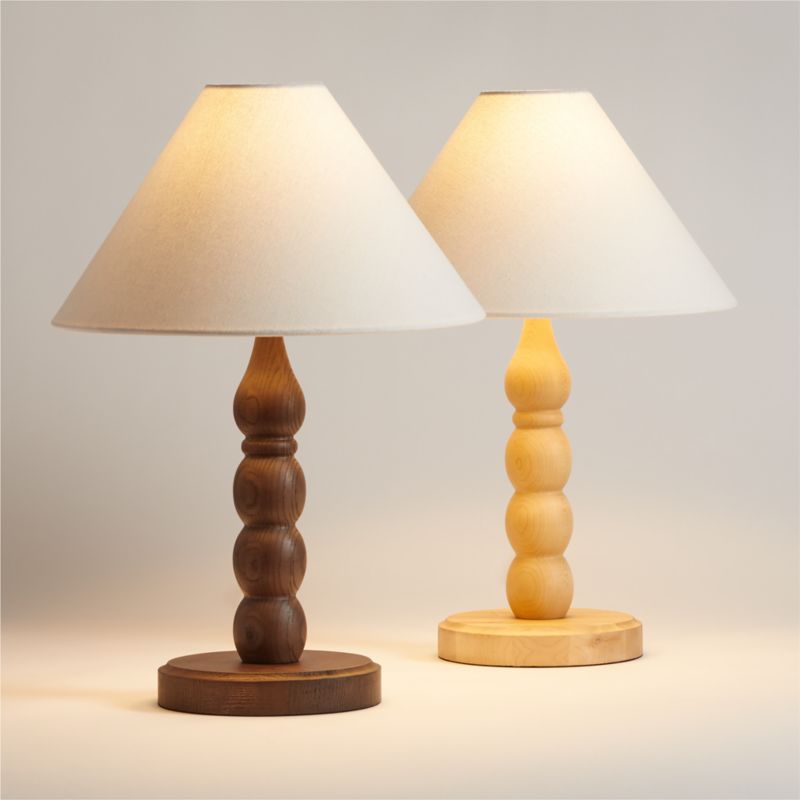 Jenny Lind Deep Brown Wood Kids Table Lamp | Crate & Kids