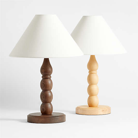 Jenny Lind Maple Wood Kids Table Lamp