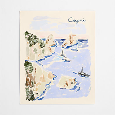 View Capri by Jimmy Thompson 26" x 32" Wall Art Print details