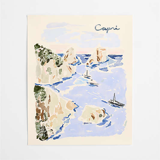 Capri by Jimmy Thompson 26" x 32" Wall Art Print