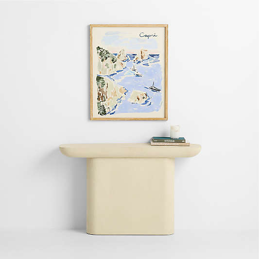 Capri by Jimmy Thompson 26" x 32" Wall Art Print and Frame