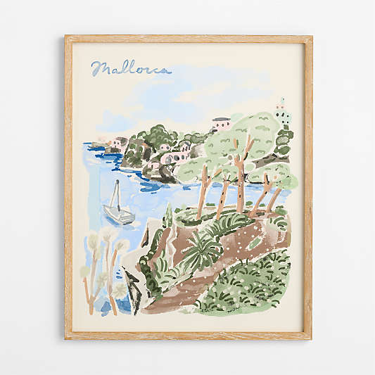 Mallorca by Jimmy Thompson 26" x 32" Wall Art Print and Frame