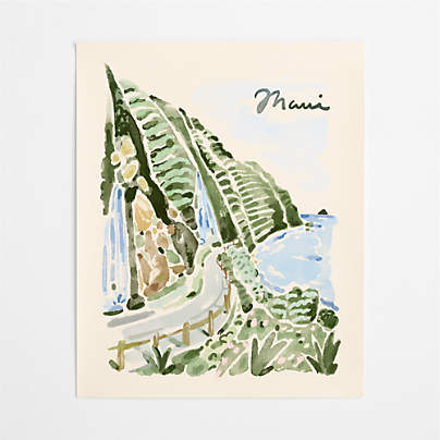 Maui by Jimmy Thompson 26" x 32" Wall  Art Print