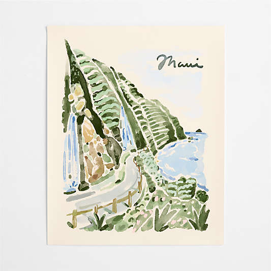 Maui by Jimmy Thompson 26" x 32" Wall  Art Print