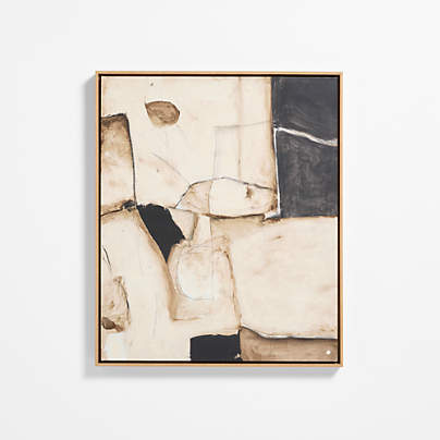 "Mineral" by Joe Turner 31.25"x37.25" Framed Wall Art Print