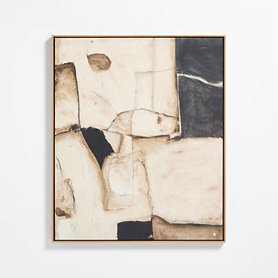 "Mineral" by Joe Turner 41.25"x49.25" Framed Wall Art Print