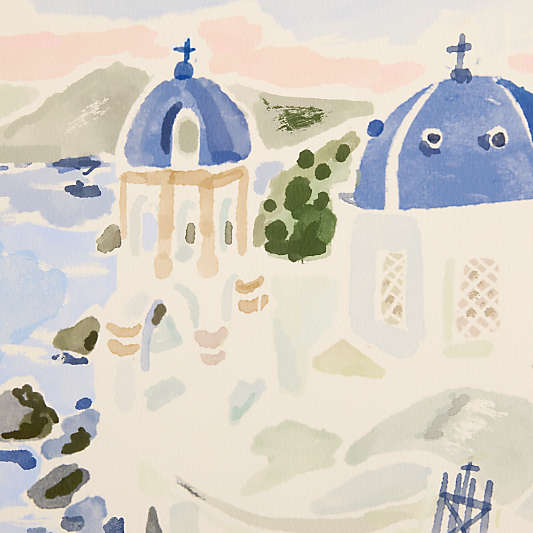 Santorini by Jimmy Thompson 26" x 32" Wall Art Print
