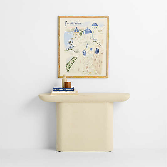 Santorini by Jimmy Thompson 26" x 32" Wall Art Print and Frame