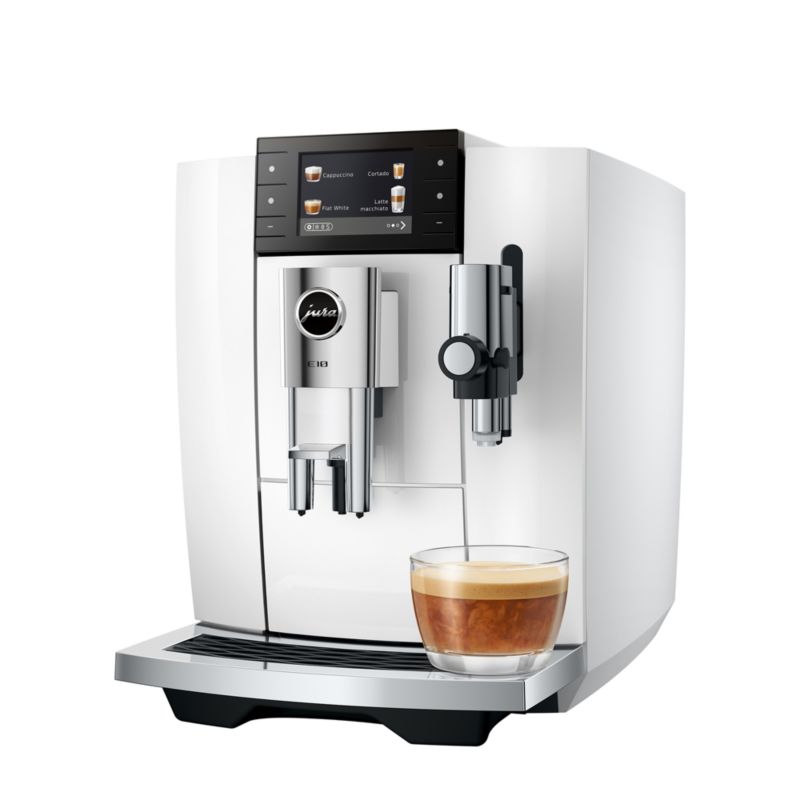 JURA ® E10 Piano White Automatic Espresso Machine - image 10 of 10