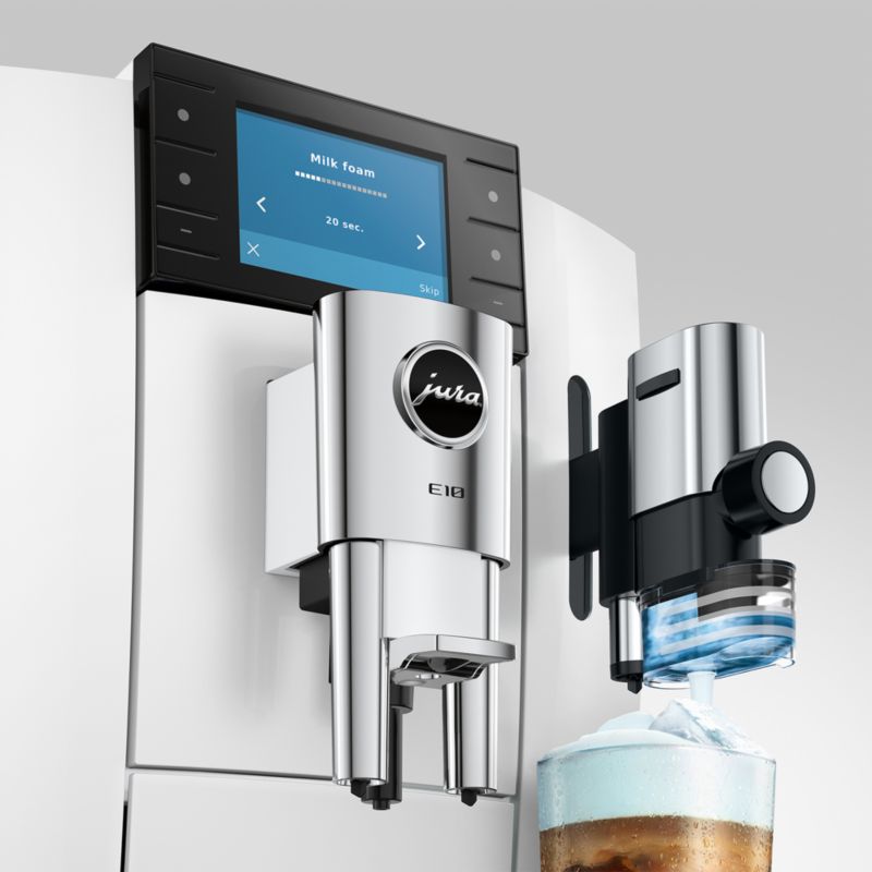 JURA ® E10 Piano White Automatic Espresso Machine - image 1 of 10