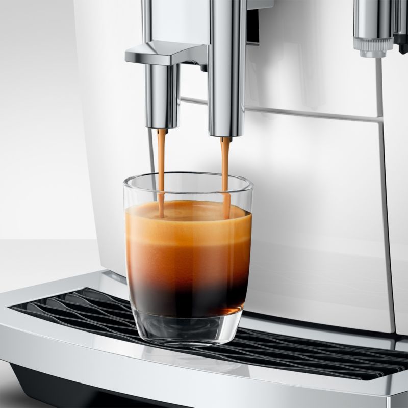 JURA ® E10 Piano White Automatic Espresso Machine - image 4 of 10