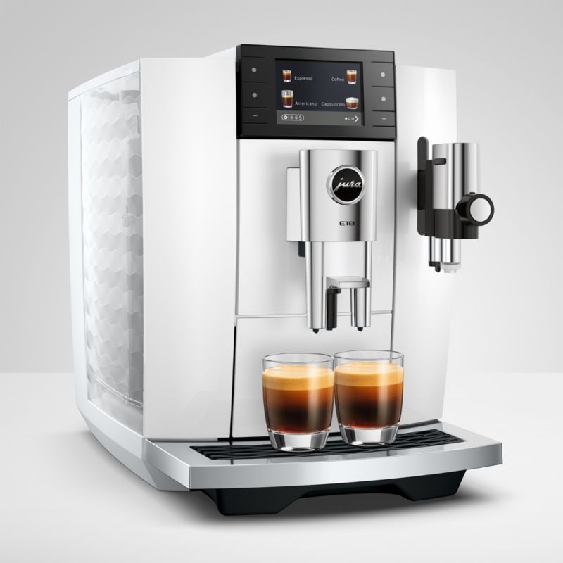 JURA ® E10 Piano White Automatic Espresso Machine - image 5 of 10