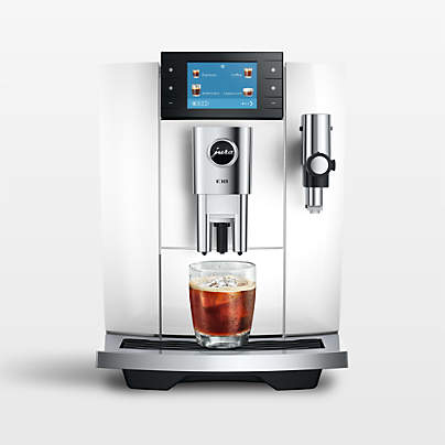 JURA ® E10 Piano White Automatic Espresso Machine