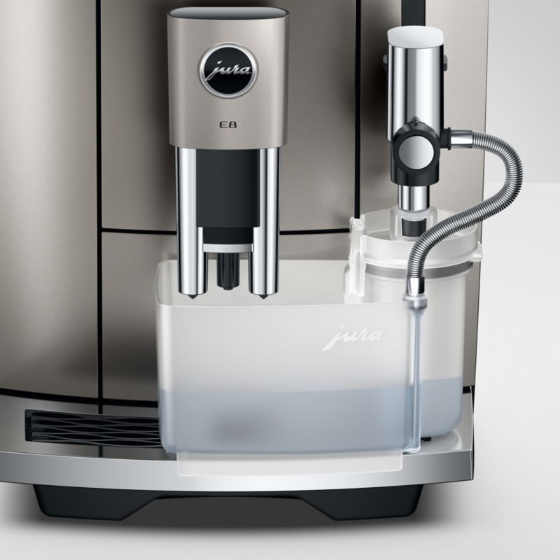 JURA ® E8 Automatic Espresso Machine in Midnight Silver - image 5 of 9