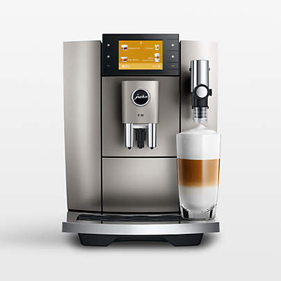JURA ® E8 Gen 5 Automatic Espresso Machine in Midnight Silver
