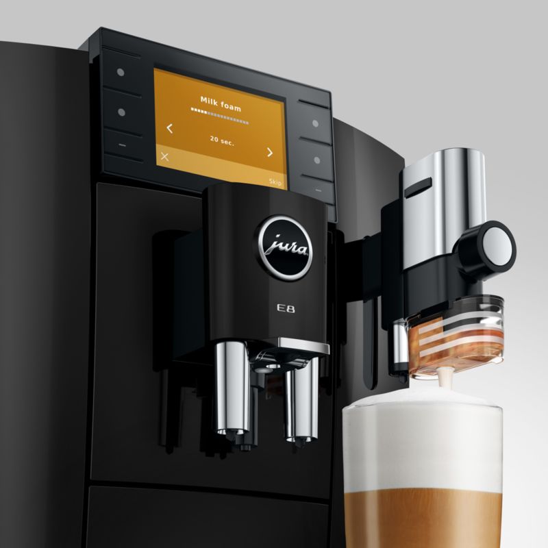 JURA ® E8 Gen 5 Automatic Espresso Machine in Piano Black - image 3 of 7