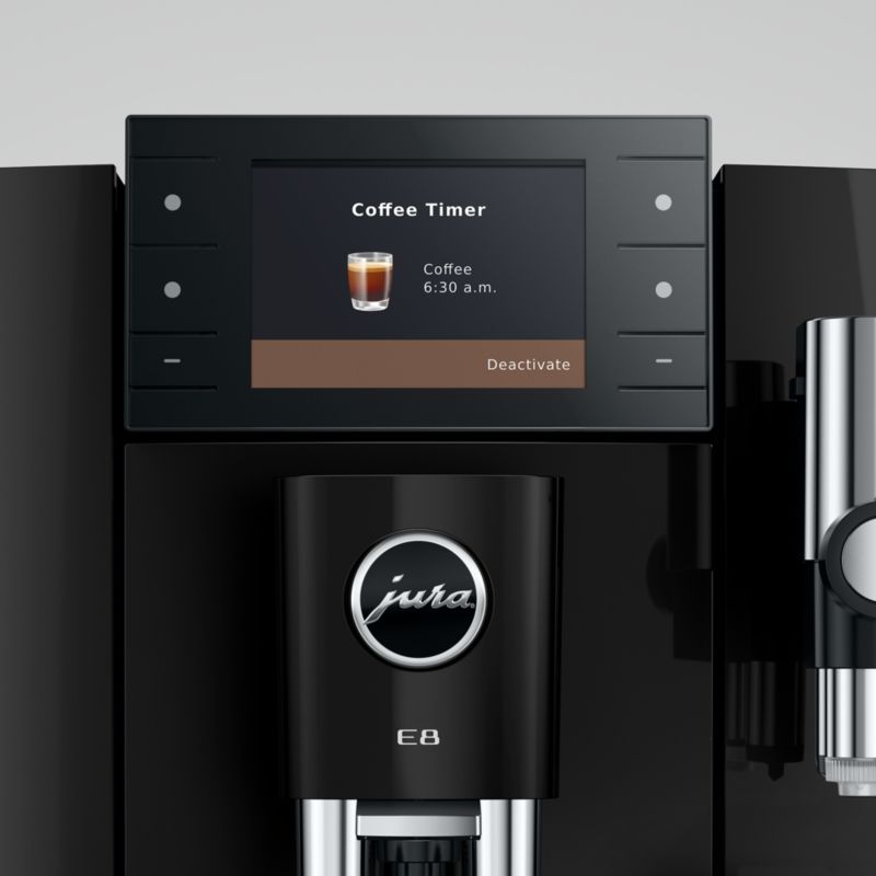 JURA ® E8 Gen 5 Automatic Espresso Machine in Piano Black - image 4 of 7