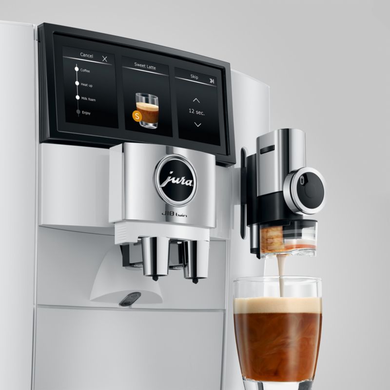 JURA ® J10 Twin Diamond White Espresso Machine - image 4 of 9