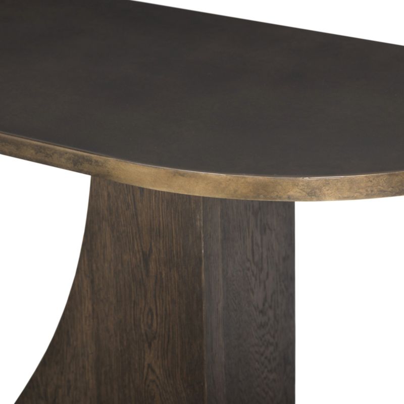Jace Dark Brown Wood & Iron 84" Console Table - image 5 of 8