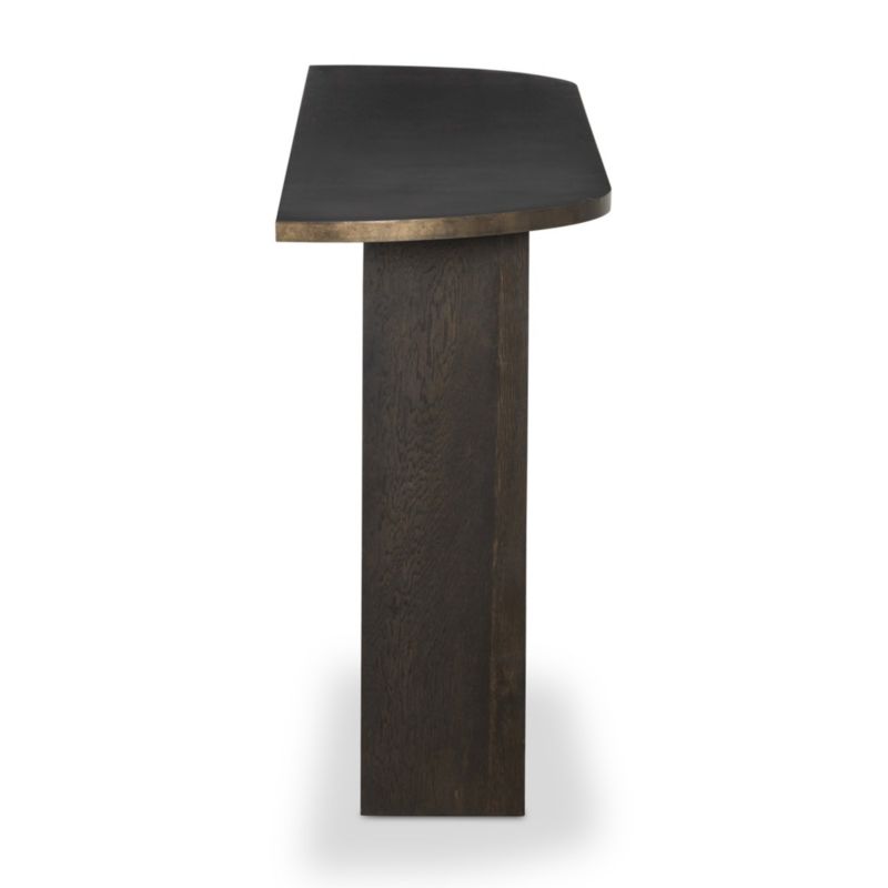 Jace Dark Brown Wood & Iron 84" Console Table - image 4 of 8