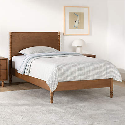 Jack Hazelnut Ash Wood Kids Twin Bed