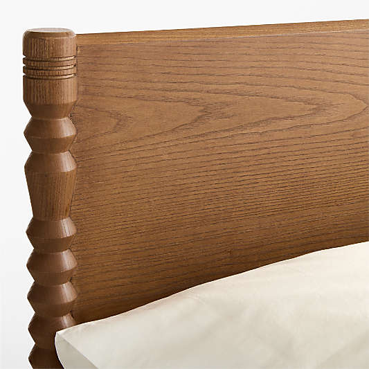 Jack Hazelnut Ash Wood Kids Full Bed