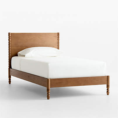 Jack Hazelnut Ash Wood Kids Twin Bed
