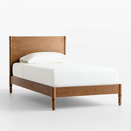 Jack Hazelnut Ash Wood Kids Twin Bed