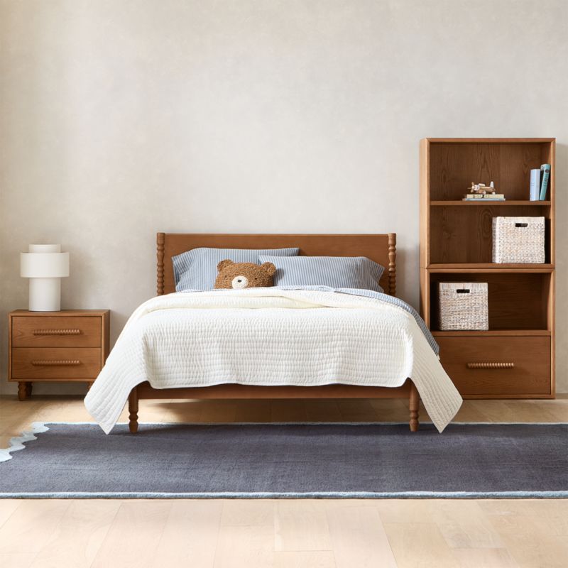 Jack 22" Hazelnut Ash Wood 2- Drawer Kids Nightstand - image 4 of 9