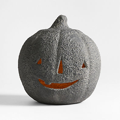 View Jack-O-Lantern Medium Ficonstone Lantern 12" details