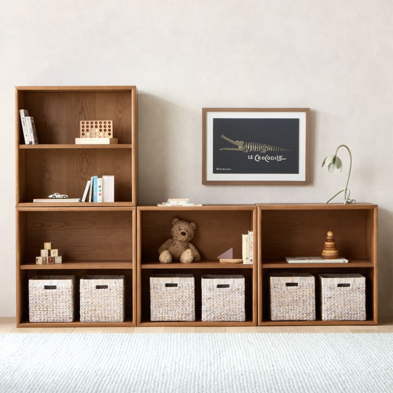 Jack 34" Hazelnut Ash Wood Modular Kids Open Bookacase - image 3 of 6