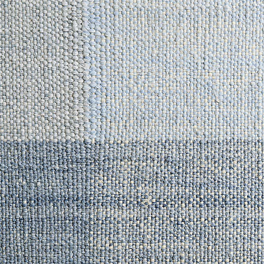 Jackson Performance Handwoven Blue Rug Swatch 12"x18"