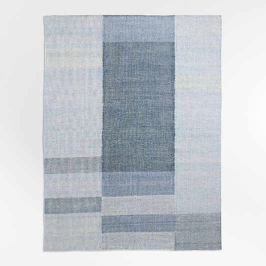 Jackson Performance Handwoven Blue Area Rug