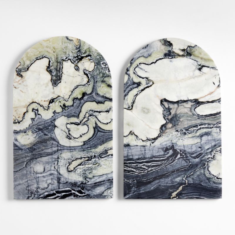 Jade Floral Marble Serving Board - image 3 of 5