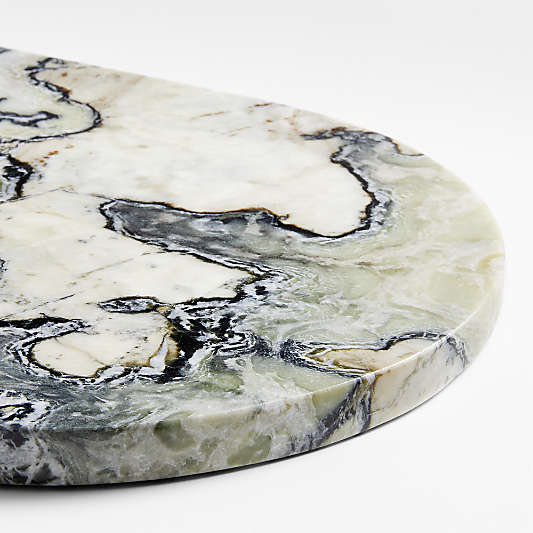 Jade Floral Marble Serving Board