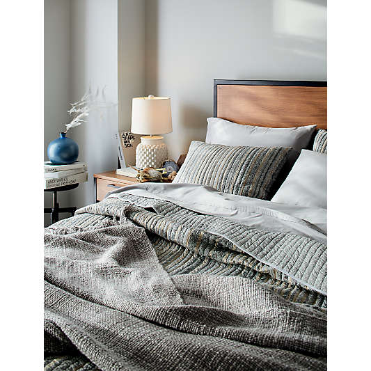 Organic 400 Thread Count Sateen Dove Grey Sheet Sets