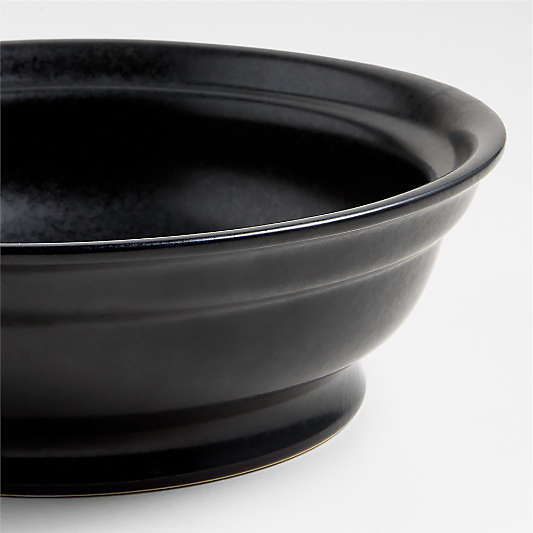 Jamesware Charcoal Stoneware Low Bowl