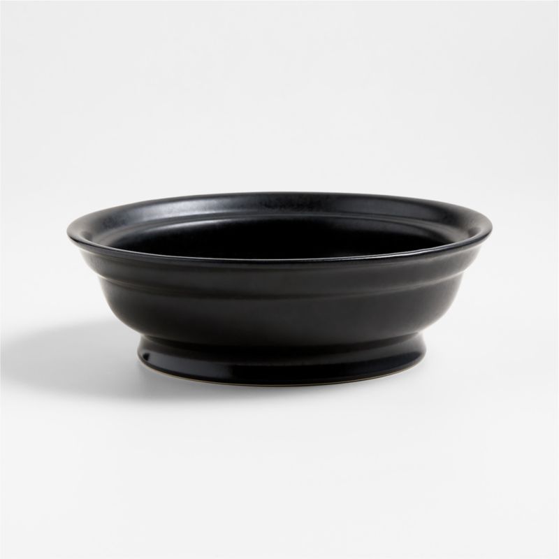 Jamesware Charcoal Stoneware Low Bowl