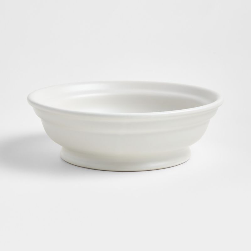 Jamesware White Low Bowl - image 0 of 8