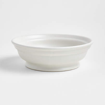 Jamesware White Low Bowl