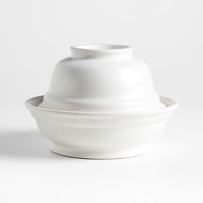 Jamesware White Stoneware The Side Dish