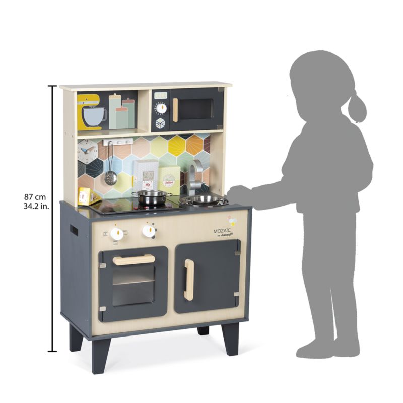 Janod Mozaic Big Cooker Kids Wooden Play Kitchen - image 10 of 11