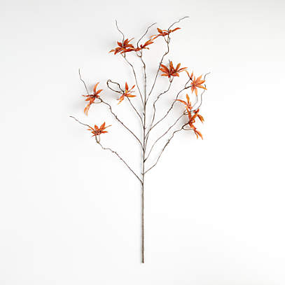 Artificial/Faux Japanese Maple Stem + Reviews | Crate & Barrel