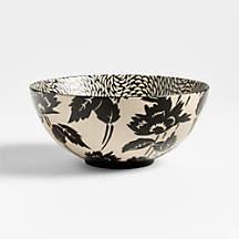 Jardin Stoneware 7.5" Serving Bowl + Reviews | Crate & Barrel