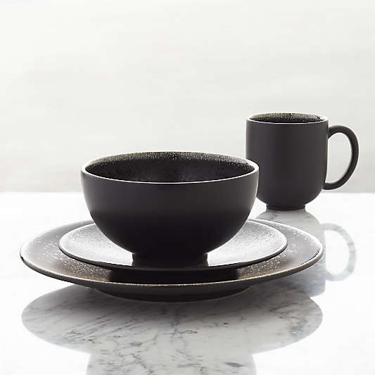 Jars Tourron Black 4-Piece Place Setting