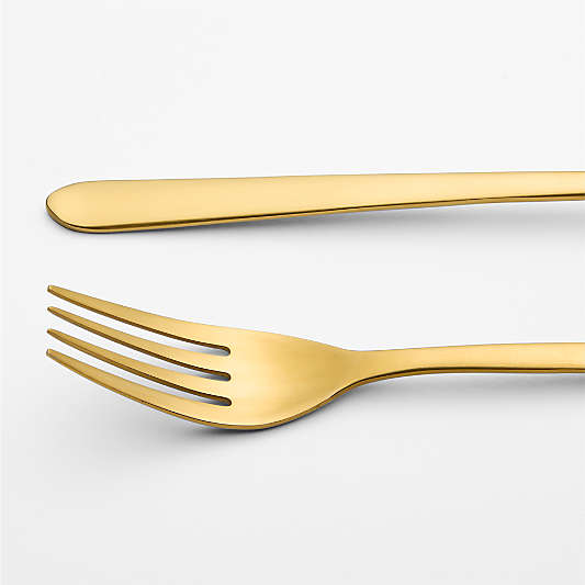 Jasper Satin Gold 20-Piece Flatware Set