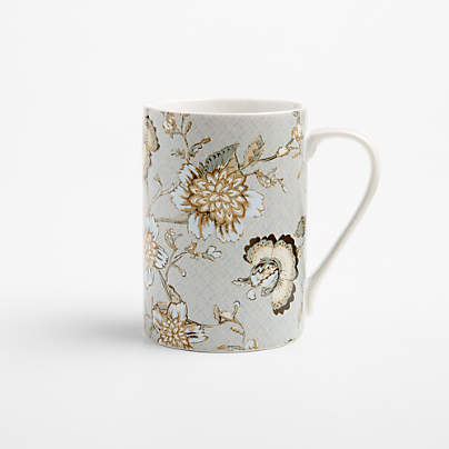 Jacobean Floral 12.85-oz. Porcelain Mug