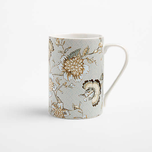 Jacobean Floral 12.85-oz. Porcelain Mug