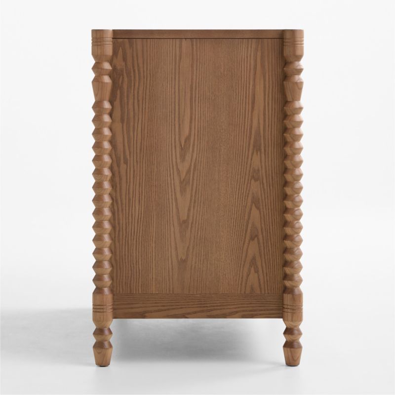 Jack 39" Hazelnut Ash Wood Narrow 3-Drawer Kids Dresser - image 3 of 6
