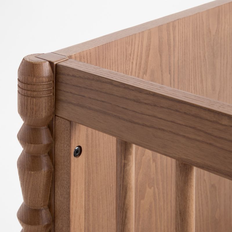 Jack Hazelnut Ash Wood Convertible Crib - image 5 of 6